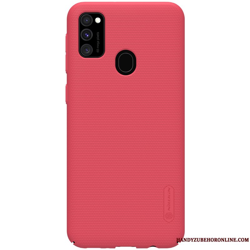 Etui Samsung Galaxy M30s Beskyttelse Sort Hård, Cover Samsung Galaxy M30s Guld Nubuck