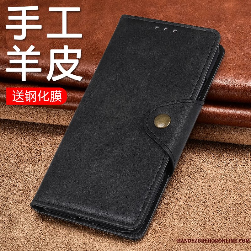 Etui Samsung Galaxy M30s Beskyttelse Telefonsimple, Cover Samsung Galaxy M30s Læder Skærmbeskyttelse Solid Farve