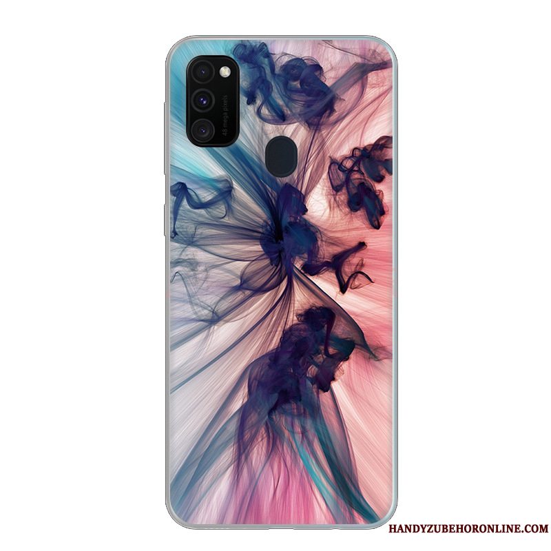 Etui Samsung Galaxy M30s Beskyttelse Trend Lille Sektion, Cover Samsung Galaxy M30s Blå Frisk