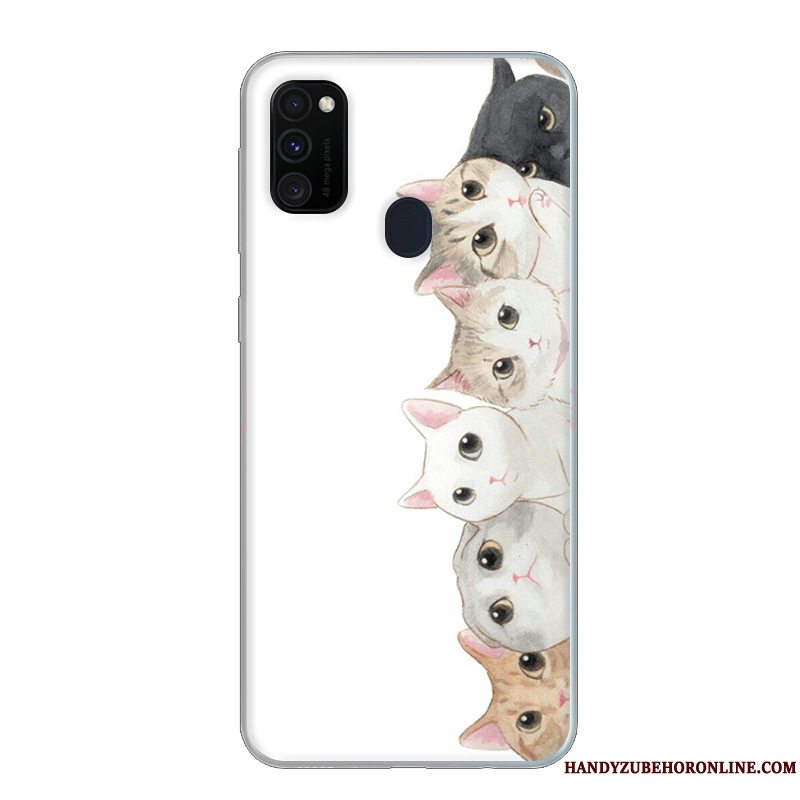 Etui Samsung Galaxy M30s Beskyttelse Trend Lille Sektion, Cover Samsung Galaxy M30s Blå Frisk