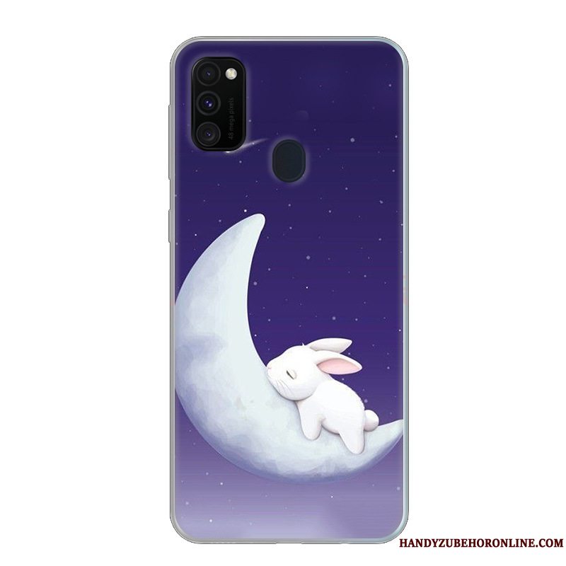 Etui Samsung Galaxy M30s Beskyttelse Trend Lille Sektion, Cover Samsung Galaxy M30s Blå Frisk