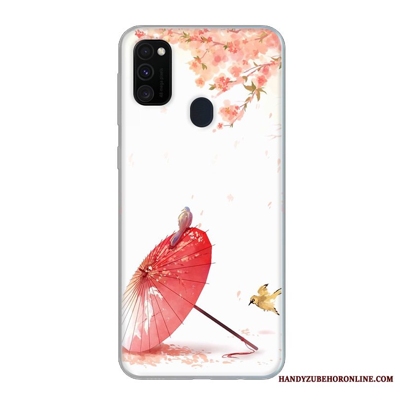 Etui Samsung Galaxy M30s Beskyttelse Trend Lille Sektion, Cover Samsung Galaxy M30s Blå Frisk
