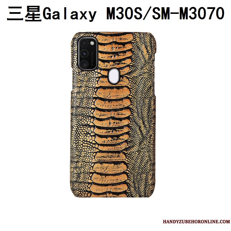 Etui Samsung Galaxy M30s Luksus Bagdæksel Fugl, Cover Samsung Galaxy M30s Læder Anti-fald Tilpas