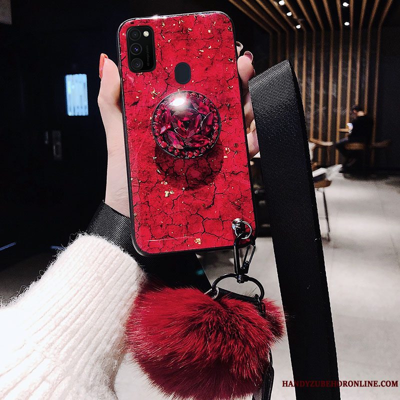 Etui Samsung Galaxy M30s Silikone Trendy Hård, Cover Samsung Galaxy M30s Tasker Net Red Telefon