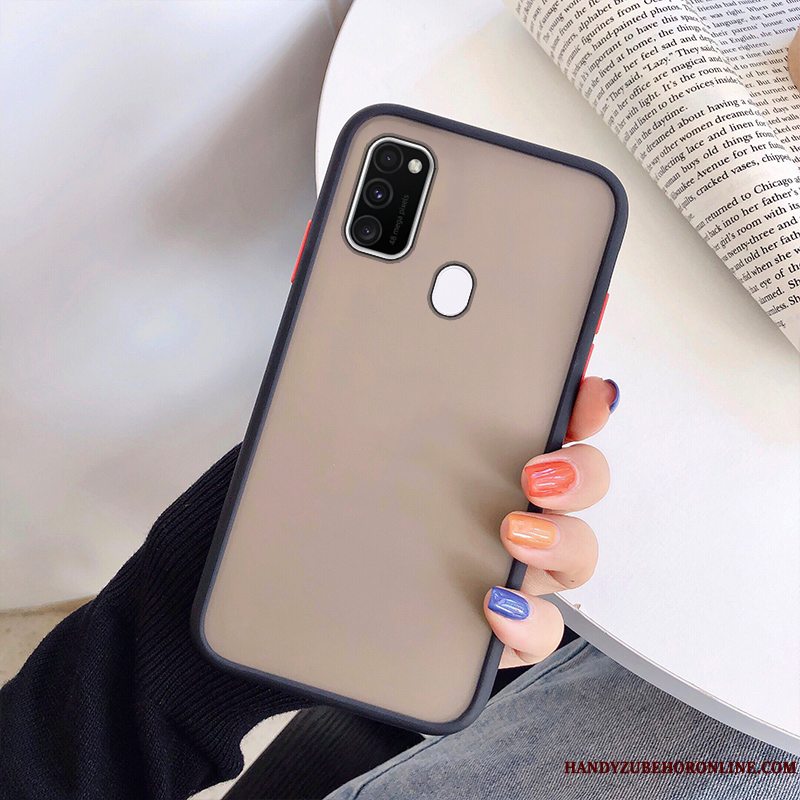 Etui Samsung Galaxy M30s Tasker Anti-fald Hård, Cover Samsung Galaxy M30s Beskyttelse Rød Hjerte