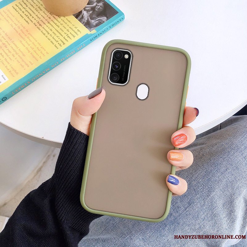 Etui Samsung Galaxy M30s Tasker Anti-fald Hård, Cover Samsung Galaxy M30s Beskyttelse Rød Hjerte