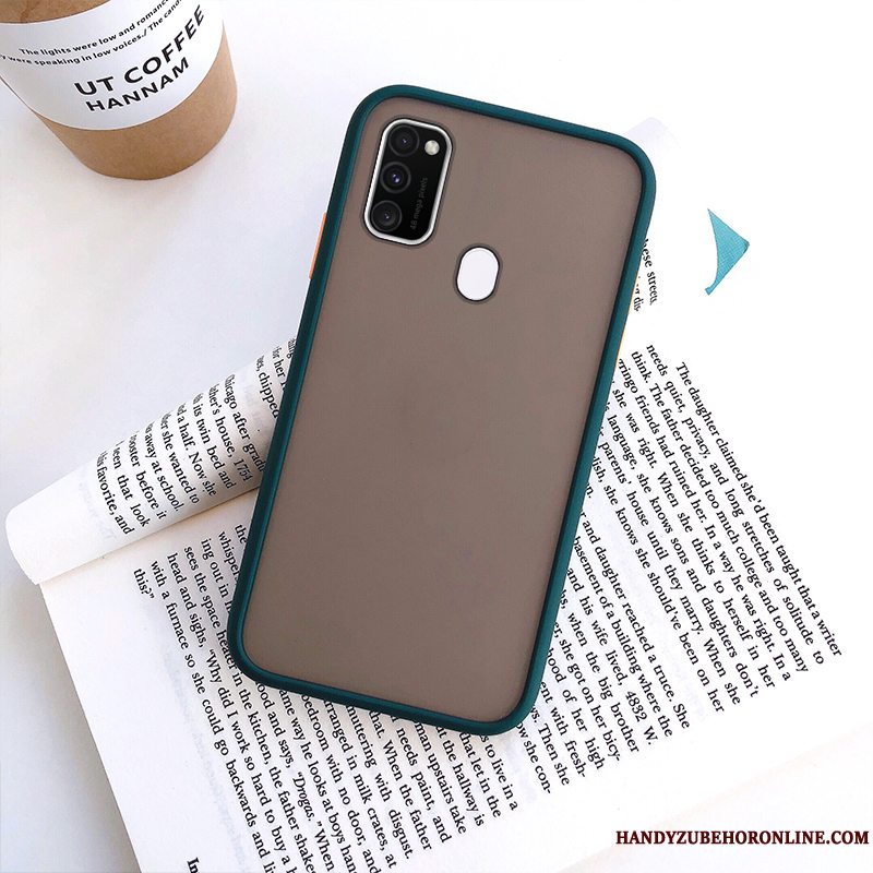 Etui Samsung Galaxy M30s Tasker Anti-fald Hård, Cover Samsung Galaxy M30s Beskyttelse Rød Hjerte