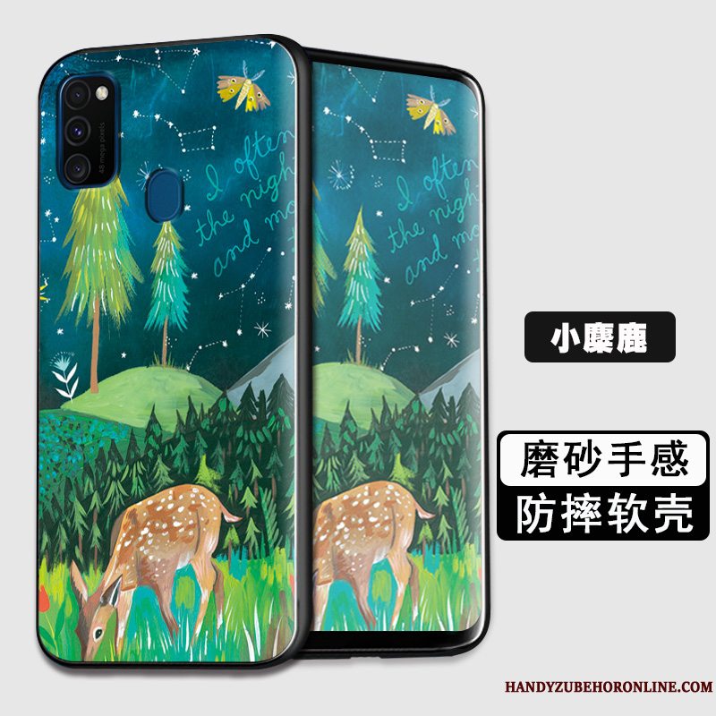 Etui Samsung Galaxy M30s Tasker Sort Telefon, Cover Samsung Galaxy M30s Kreativ Af Personlighed