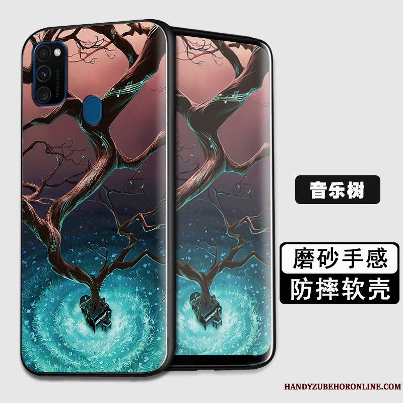 Etui Samsung Galaxy M30s Tasker Sort Telefon, Cover Samsung Galaxy M30s Kreativ Af Personlighed