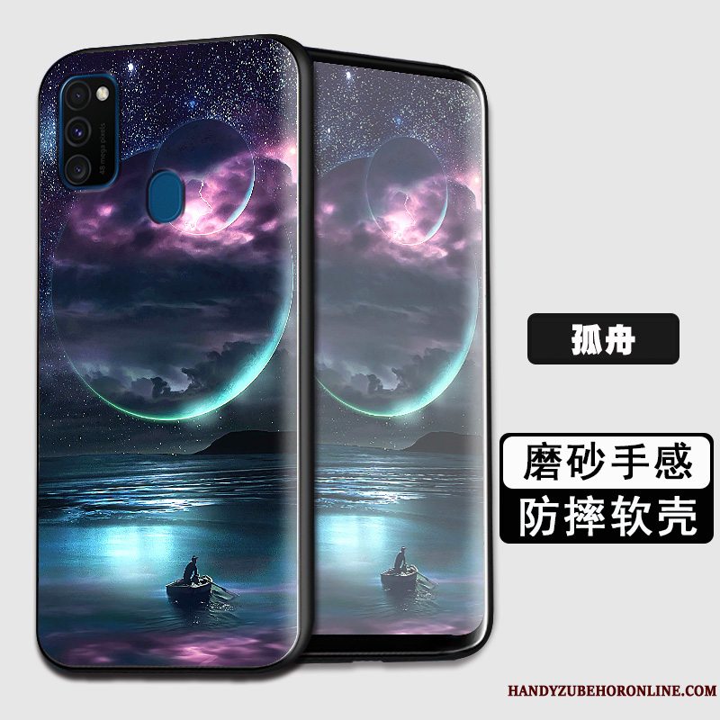 Etui Samsung Galaxy M30s Tasker Sort Telefon, Cover Samsung Galaxy M30s Kreativ Af Personlighed