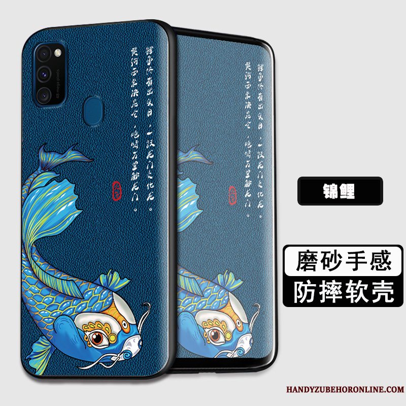 Etui Samsung Galaxy M30s Tasker Sort Telefon, Cover Samsung Galaxy M30s Kreativ Af Personlighed