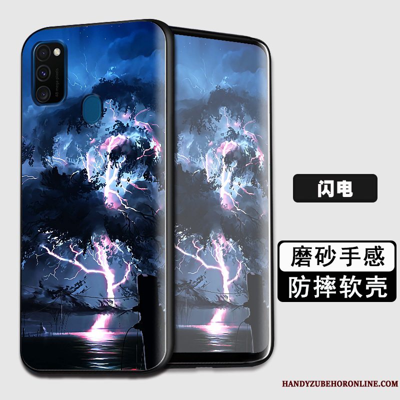 Etui Samsung Galaxy M30s Tasker Sort Telefon, Cover Samsung Galaxy M30s Kreativ Af Personlighed