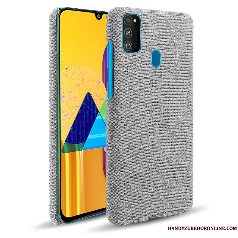 Etui Samsung Galaxy M30s Tasker Telefonklud, Cover Samsung Galaxy M30s Beskyttelse Mørkeblå