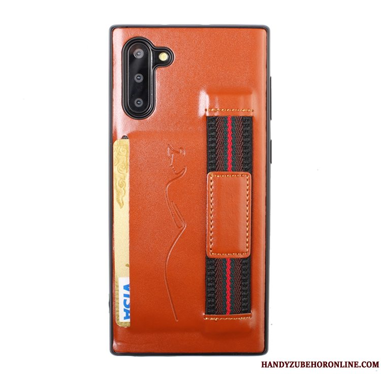 Etui Samsung Galaxy Note 10 Blød Kort Telefon, Cover Samsung Galaxy Note 10 Rød