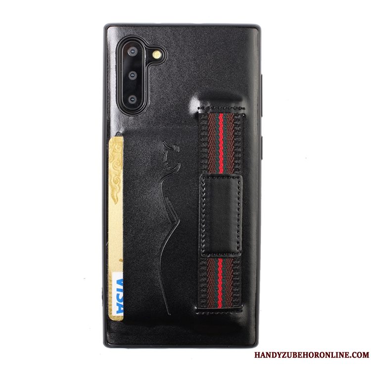 Etui Samsung Galaxy Note 10 Blød Kort Telefon, Cover Samsung Galaxy Note 10 Rød