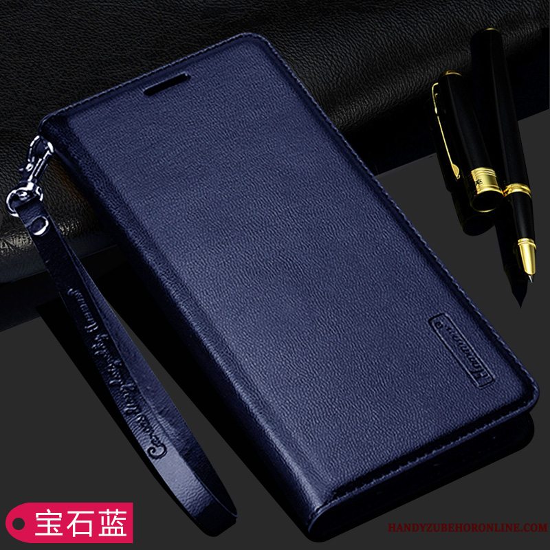Etui Samsung Galaxy Note 10 Blød Telefonguld, Cover Samsung Galaxy Note 10 Læder Anti-fald