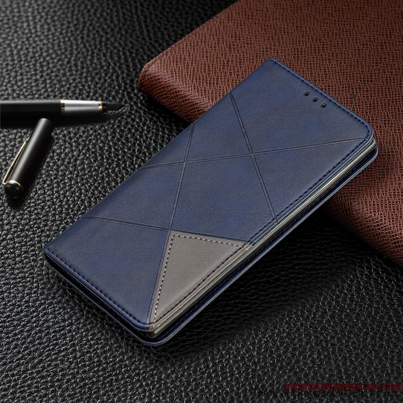 Etui Samsung Galaxy Note 10 Folio Telefonanti-fald, Cover Samsung Galaxy Note 10 Tasker Grå