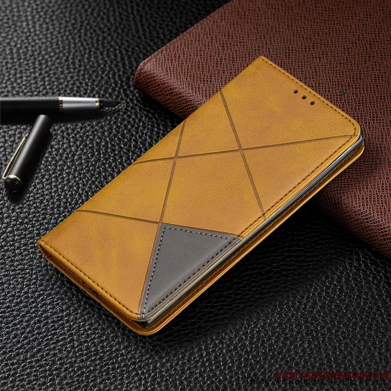 Etui Samsung Galaxy Note 10 Folio Telefonanti-fald, Cover Samsung Galaxy Note 10 Tasker Grå