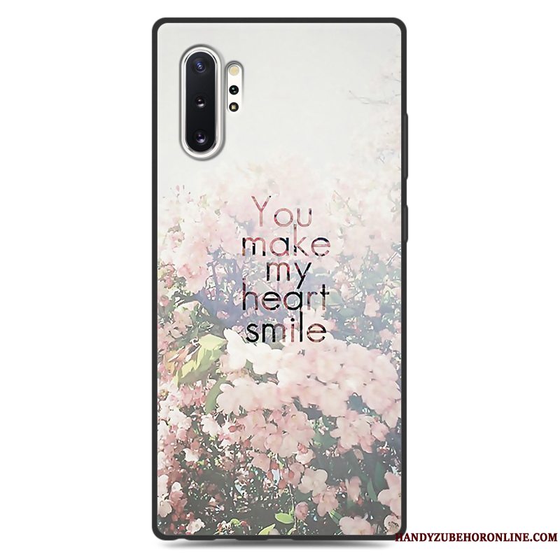 Etui Samsung Galaxy Note 10+ Kreativ Telefongul, Cover Samsung Galaxy Note 10+ Silikone Anti-fald Af Personlighed