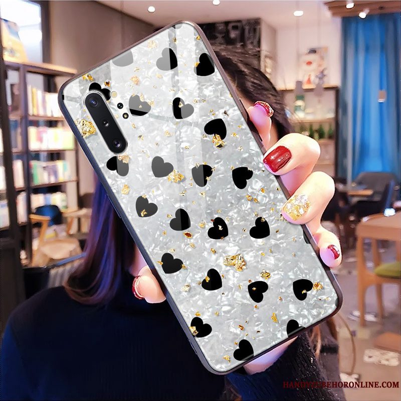 Etui Samsung Galaxy Note 10+ Leopard Glas, Cover Samsung Galaxy Note 10+ Spejl Ny