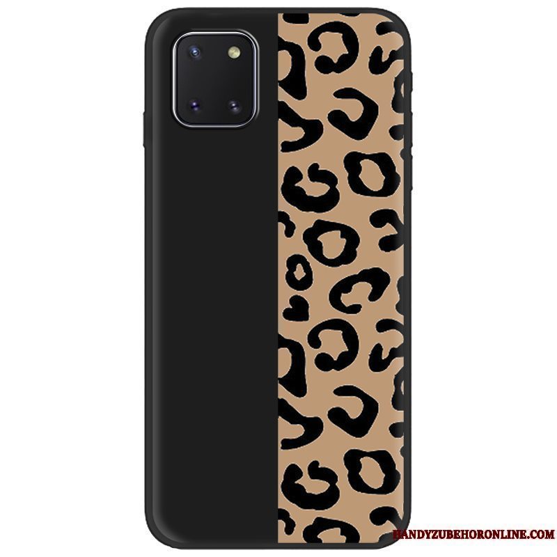 Etui Samsung Galaxy Note 10 Lite Blød Salg Telefon, Cover Samsung Galaxy Note 10 Lite Malet Sort Pu