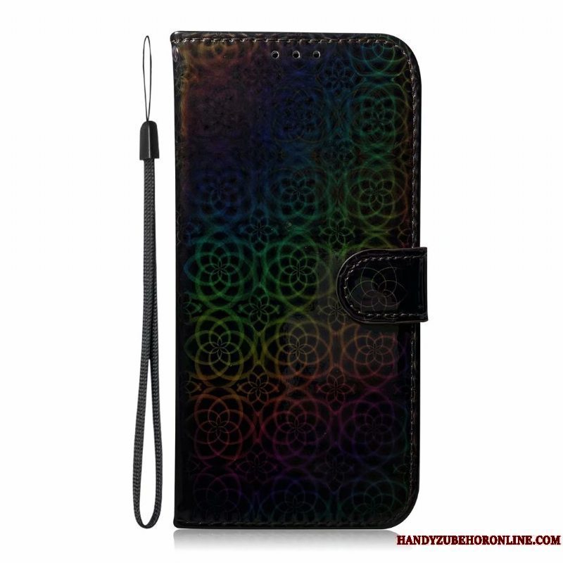 Etui Samsung Galaxy Note 10 Lite Læder Farvet Guld, Cover Samsung Galaxy Note 10 Lite Folio Kort Telefon