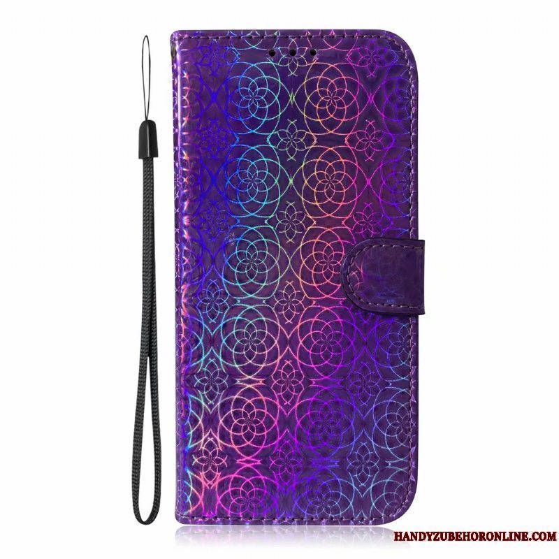 Etui Samsung Galaxy Note 10 Lite Læder Farvet Guld, Cover Samsung Galaxy Note 10 Lite Folio Kort Telefon