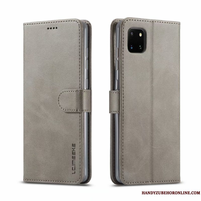 Etui Samsung Galaxy Note 10 Lite Læder Gul, Cover Samsung Galaxy Note 10 Lite Beskyttelse