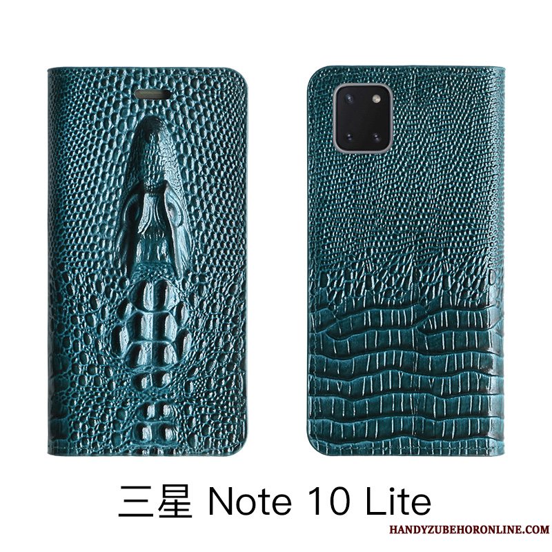 Etui Samsung Galaxy Note 10 Lite Tasker Cow Gul, Cover Samsung Galaxy Note 10 Lite Beskyttelse Telefonhigh End