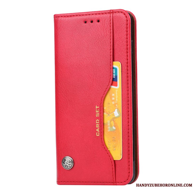 Etui Samsung Galaxy Note 10+ Læder Sort Telefon, Cover Samsung Galaxy Note 10+