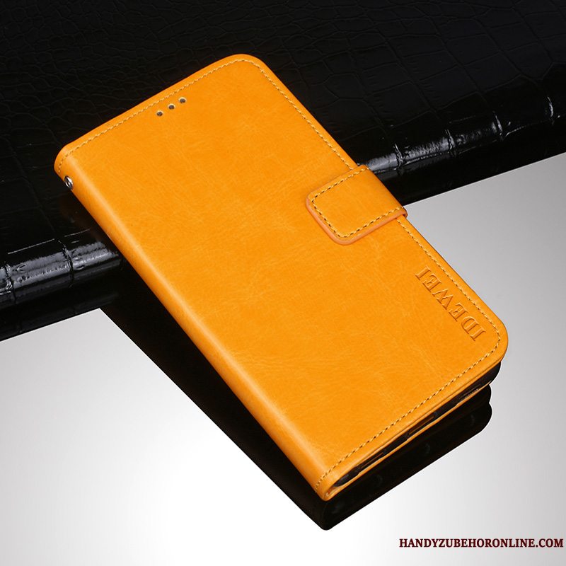 Etui Samsung Galaxy Note 10+ Læder Telefonanti-fald, Cover Samsung Galaxy Note 10+ Beskyttelse Gul