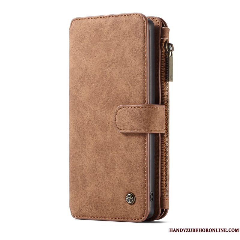 Etui Samsung Galaxy Note 10 Læder Telefonrød, Cover Samsung Galaxy Note 10