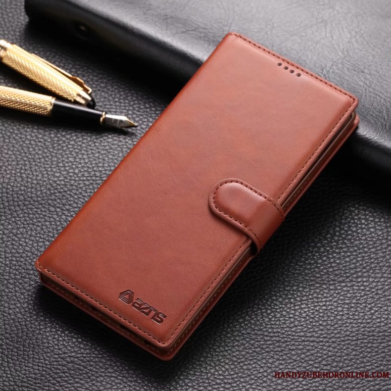 Etui Samsung Galaxy Note 10 Silikone Hængende Ornamenter Telefon, Cover Samsung Galaxy Note 10 Læder Anti-fald Kort