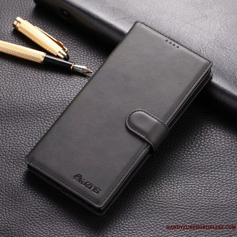 Etui Samsung Galaxy Note 10 Silikone Hængende Ornamenter Telefon, Cover Samsung Galaxy Note 10 Læder Anti-fald Kort