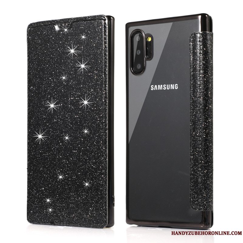 Etui Samsung Galaxy Note 10+ Sort, Cover Samsung Galaxy Note 10+