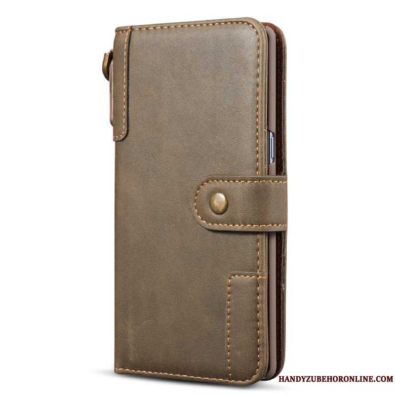 Etui Samsung Galaxy Note 10+ Tegnebog Kort Vinrød, Cover Samsung Galaxy Note 10+ Beskyttelse Telefon