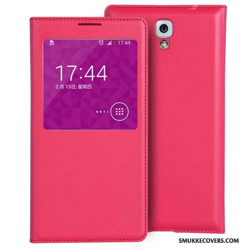 Etui Samsung Galaxy Note 3 Beskyttelse Mini Telefon, Cover Samsung Galaxy Note 3 Læder Lilla