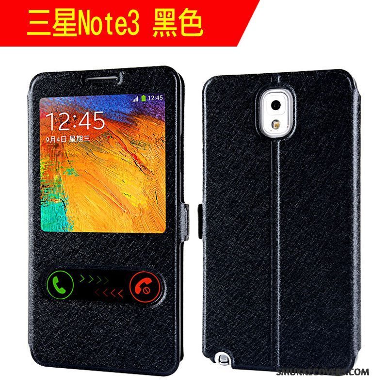 Etui Samsung Galaxy Note 3 Beskyttelse Telefonanti-fald, Cover Samsung Galaxy Note 3 Tasker Trend Rød