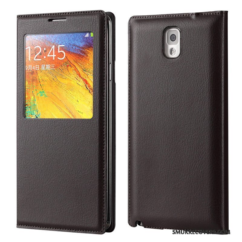 Etui Samsung Galaxy Note 3 Beskyttelse Vinrød Telefon, Cover Samsung Galaxy Note 3