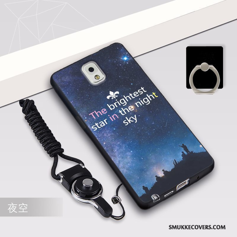 Etui Samsung Galaxy Note 3 Blød Rød Telefon, Cover Samsung Galaxy Note 3 Silikone Anti-fald