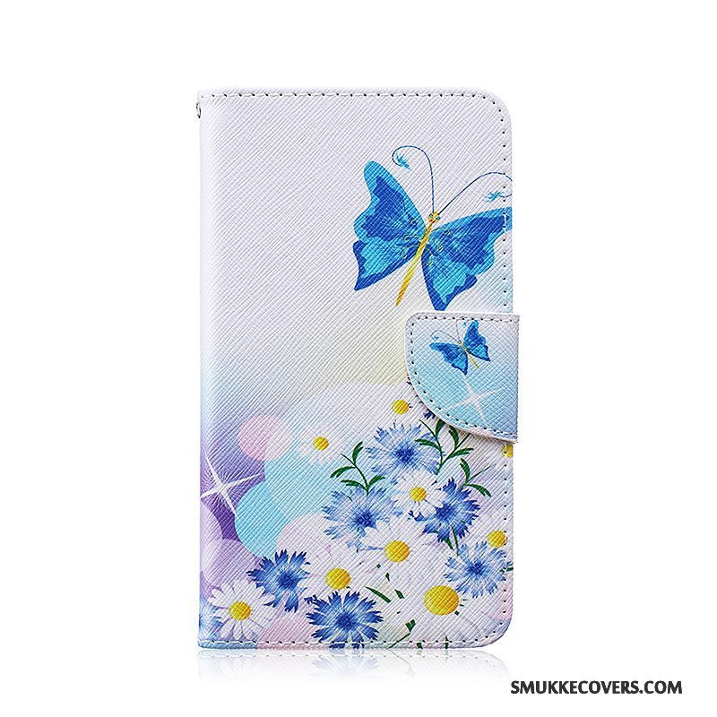 Etui Samsung Galaxy Note 3 Cartoon Blå Telefon, Cover Samsung Galaxy Note 3 Beskyttelse