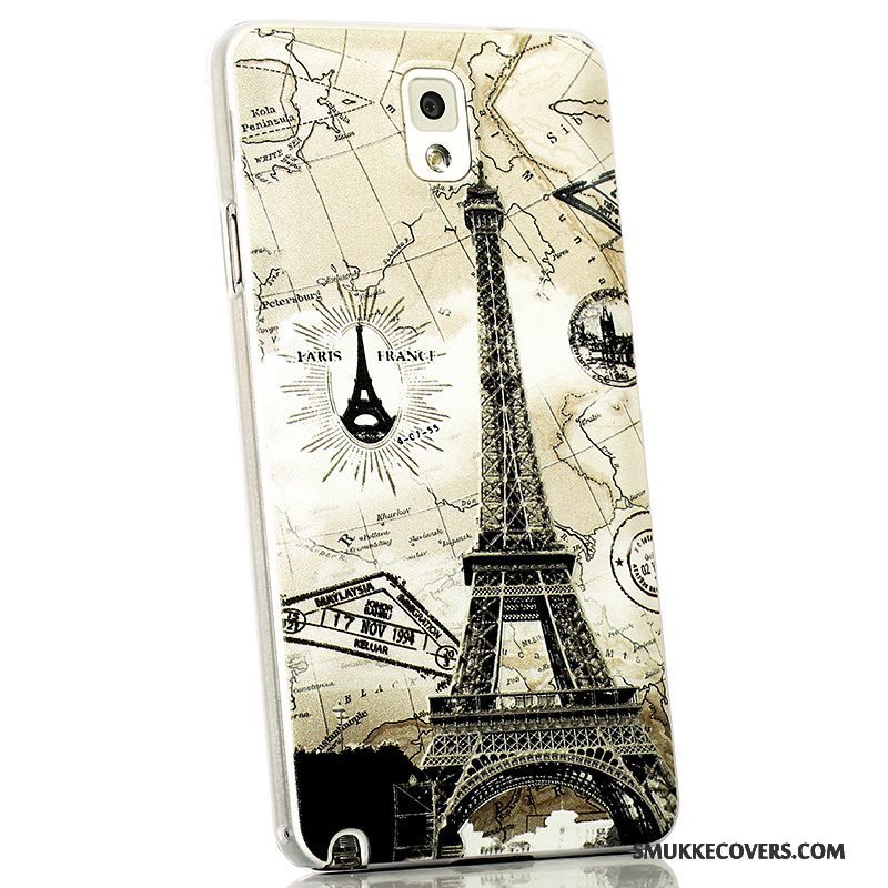 Etui Samsung Galaxy Note 3 Farve Nubuck Tynd, Cover Samsung Galaxy Note 3 Beskyttelse Bagdæksel Telefon