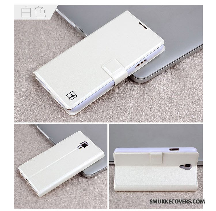 Etui Samsung Galaxy Note 3 Læder Hvid Telefon, Cover Samsung Galaxy Note 3 Beskyttelse