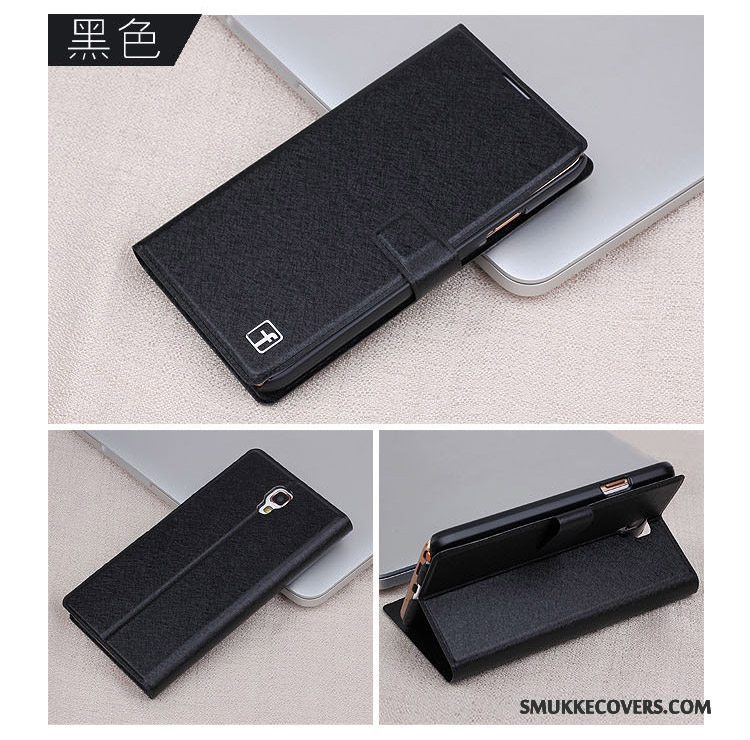 Etui Samsung Galaxy Note 3 Læder Hvid Telefon, Cover Samsung Galaxy Note 3 Beskyttelse