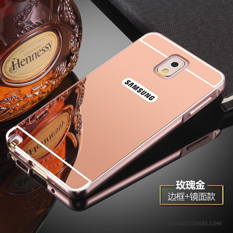 Etui Samsung Galaxy Note 3 Metal Hærdning Guld, Cover Samsung Galaxy Note 3 Beskyttelse Skærmbeskyttelse Anti-fald