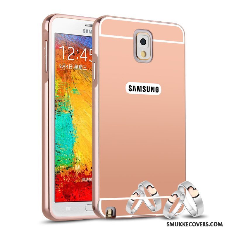 Etui Samsung Galaxy Note 3 Metal Telefonramme, Cover Samsung Galaxy Note 3 Beskyttelse Bagdæksel Ny