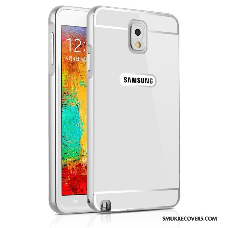 Etui Samsung Galaxy Note 3 Metal Telefonramme, Cover Samsung Galaxy Note 3 Beskyttelse Bagdæksel Ny