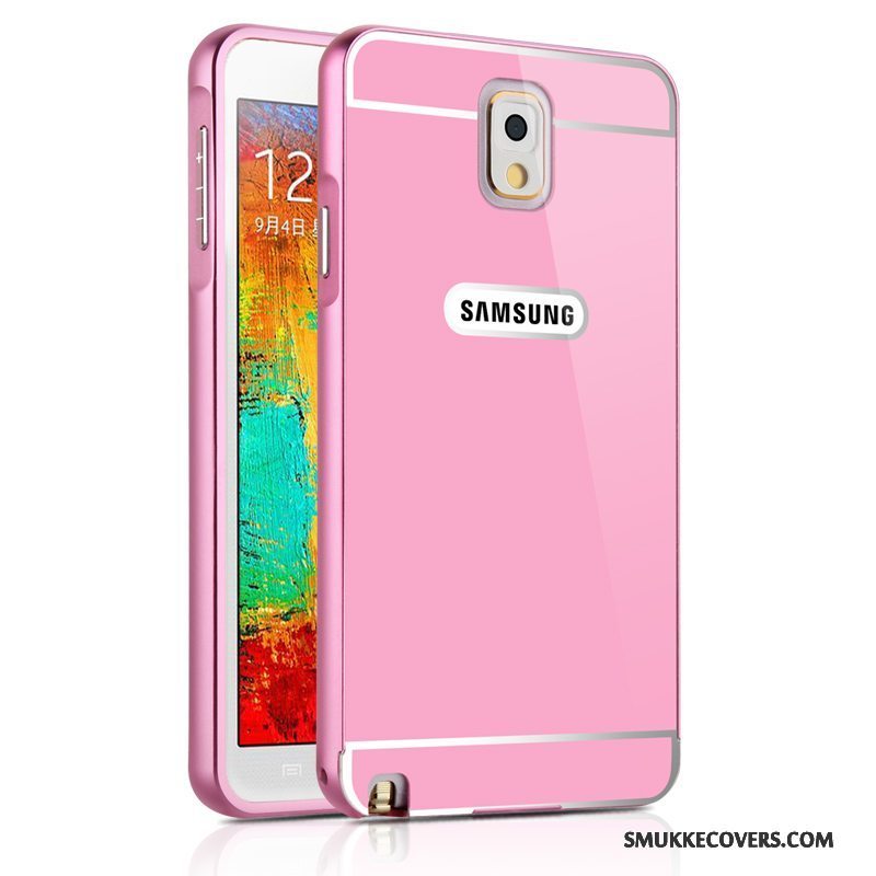 Etui Samsung Galaxy Note 3 Metal Telefonramme, Cover Samsung Galaxy Note 3 Beskyttelse Bagdæksel Ny