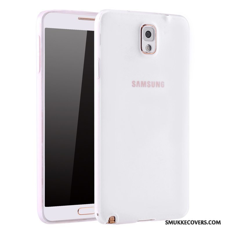 Etui Samsung Galaxy Note 3 Silikone Anti-fald Telefon, Cover Samsung Galaxy Note 3 Blød Nubuck Tynd