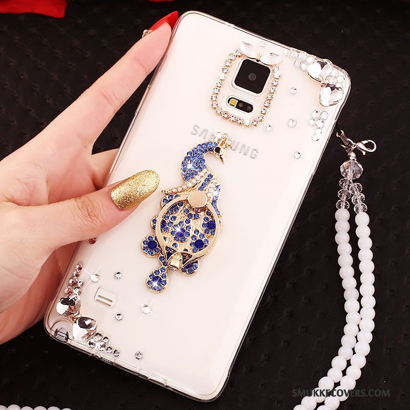 Etui Samsung Galaxy Note 3 Silikone Guld Telefon, Cover Samsung Galaxy Note 3 Beskyttelse Hængende Ornamenter Ring